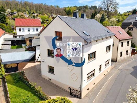 Einfamilienhaus zum Kauf provisionsfrei 159.500 € 6 Zimmer 221 m² 725 m² Grundstück frei ab sofort Frankenthal Gera 07548