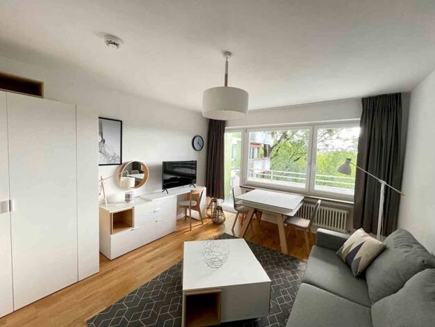 Studio zur Miete 1.180 € 1 Zimmer 38,8 m² 5. Geschoss frei ab sofort St.-Blasien-Str. 1a Schwabing-West München 80809