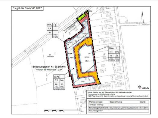 Grundstück zum Kauf provisionsfrei 183.750 € 525 m² Grundstück Lübecker Straße Barrien Syke 28857