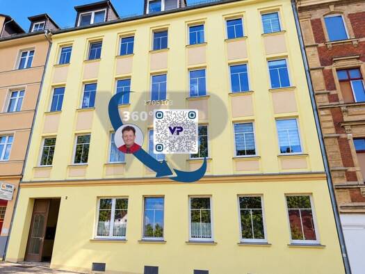 Wohnung zur Miete 280 € 2 Zimmer 47 m² 1. Geschoss Quellenstraße 2 Ostviertel Gera 07546