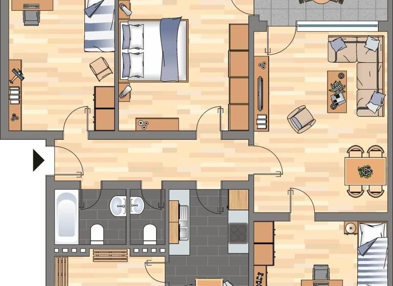 Wohnanlage zum Kauf als Kapitalanlage geeignet 750.000 € 665,2 m² Kirchhuchting Bremen 28259