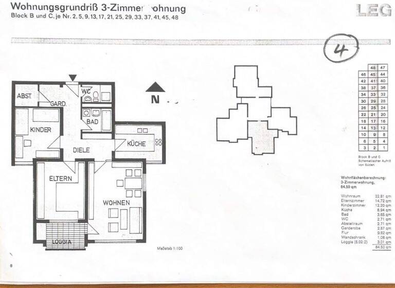 Wohnung zur Miete 980 € 3 Zimmer 84,5 m² 3. Geschoss Wangen Wangen i. A. 88239
