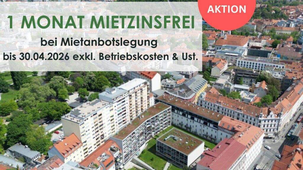 Wohnung zur Miete 493 € 2 Zimmer 47,6 m² 1. Geschoss Strauchergasse 1 Lend Graz 8020