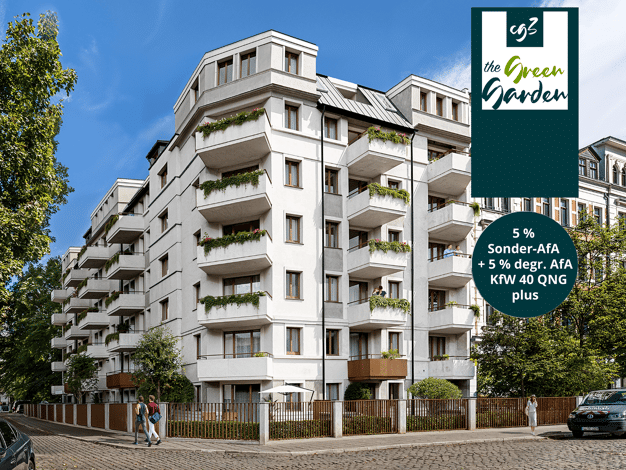 Wohnung zum Kauf - Neubau provisionsfrei 314.990 € 2 Zimmer 45,7 m² 1. Geschoss Czermaks Garten Zentrum-Ost Mitte 04103