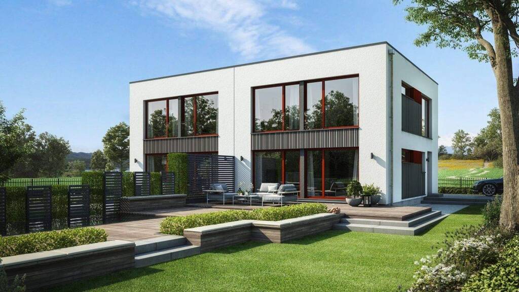 Doppelhaushälfte zum Kauf 999.340 € 5 Zimmer 122 m² 435 m² Grundstück Inhausen Haimhausen 85778