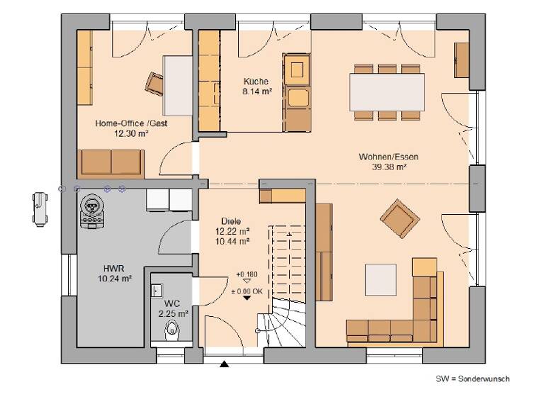 Einfamilienhaus zum Kauf provisionsfrei 427.700 € 5 Zimmer 143 m²<br/>Wohnfläche 1.100 m²<br/>Grundstück Schleidweiler Zemmer 54313
