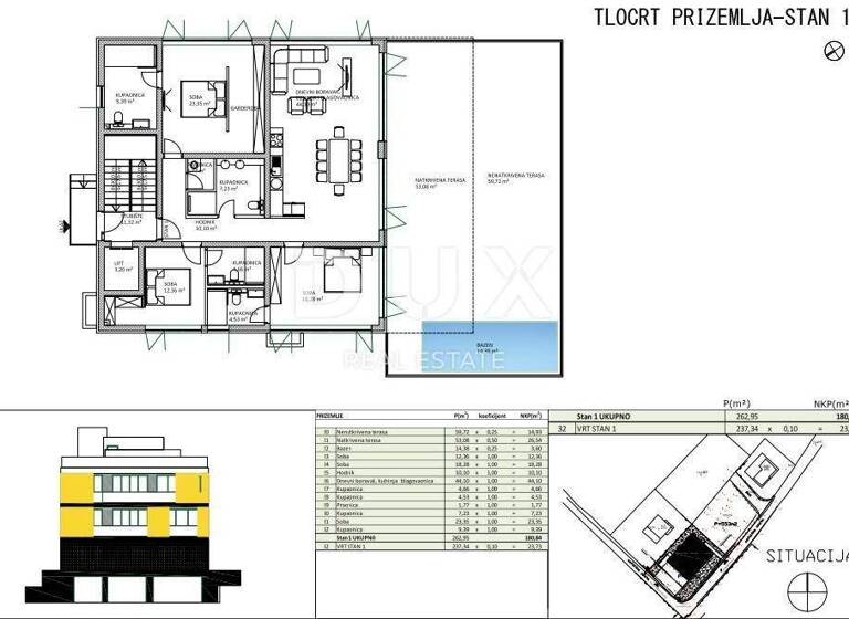 Wohnung zum Kauf 1.250.000 € 4 Zimmer 219 m² Petrcane - Kozino
