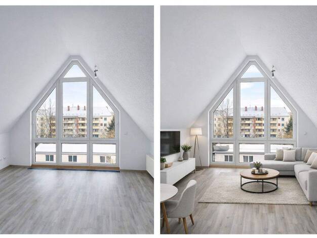 Wohnung zur Miete 520 € 2 Zimmer 51,4 m² 4. Geschoss Annaberger Str 165 Altchemnitz Chemnitz 09120