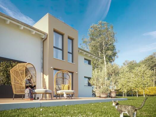 Einfamilienhaus zum Kauf provisionsfrei 444.590 € 4 Zimmer 122 m² 668 m² Grundstück Burkhardtsdorf Burkhardtsdorf 09235