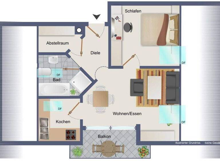 Wohnung zum Kauf 140.000 € 2 Zimmer 40 m² Obernburg Obernburg am Main 63785
