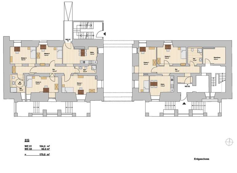 Haus zum Kauf 3.900.000 € 47 Zimmer 1.133 m² 793 m² Grundstück Magdelstieg 24, 24a Süd Jena 07745