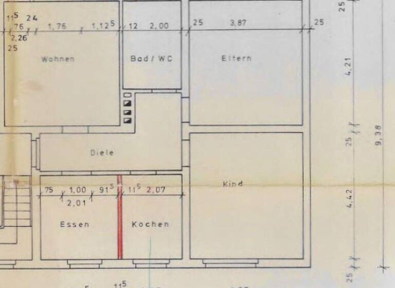 Wohnung zur Miete 632 € 4 Zimmer 79 m² 1. Geschoss Auf dem Glück 6 Langendreer Bochum 44894