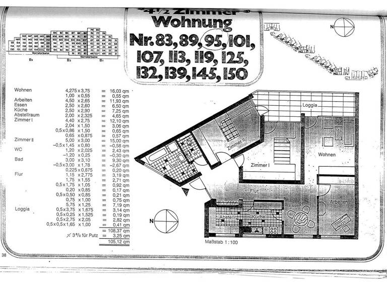 Wohnung zum Kauf provisionsfrei 286.000 € 4,5 Zimmer 105 m² 5. Geschoss Goldäckerstraße Steinenbronn 71144
