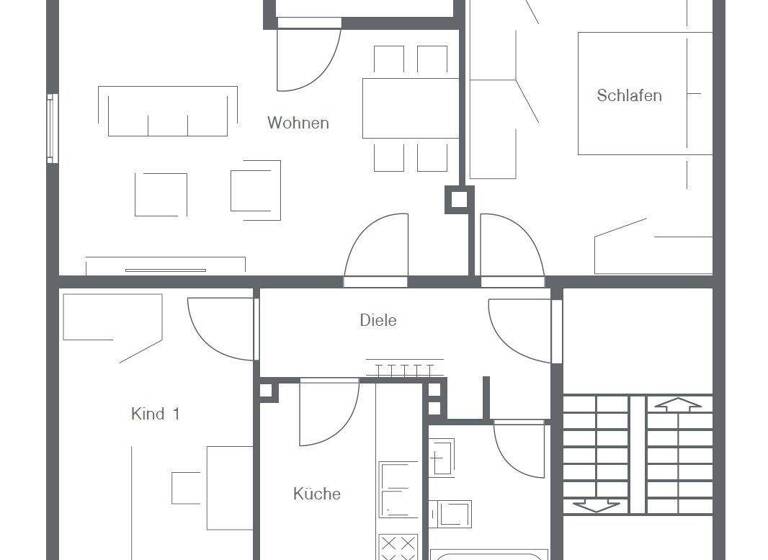 Wohnung zum Kauf 120.000 € 3 Zimmer 66 m² EG Hammelburg 97762