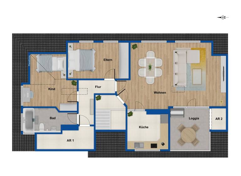 Wohnung zum Kauf 139.900 € 3 Zimmer 84 m² Lütgendortmund Dortmund 44388