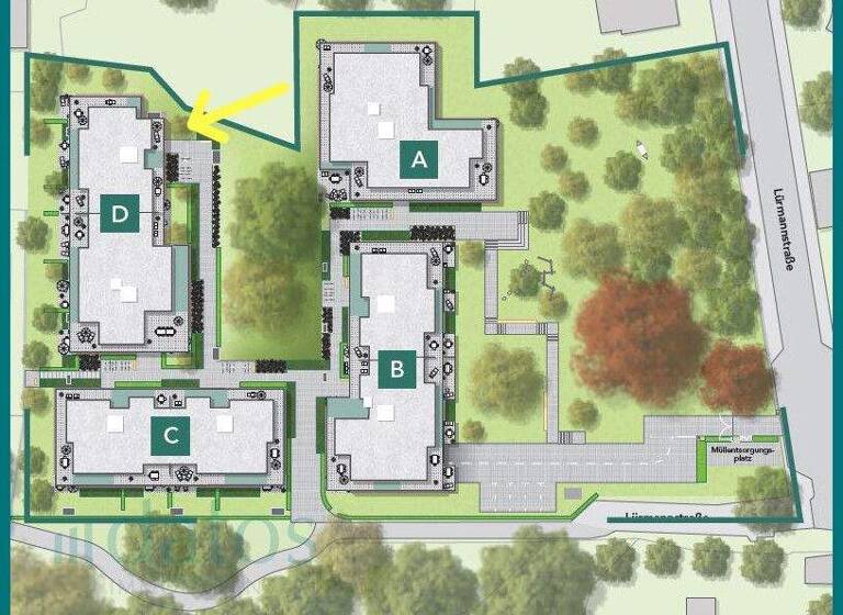 Wohnung zur Miete - Erstbezug 1.100 € 2 Zimmer 62,2 m² Westerberg Osnabrück 49076