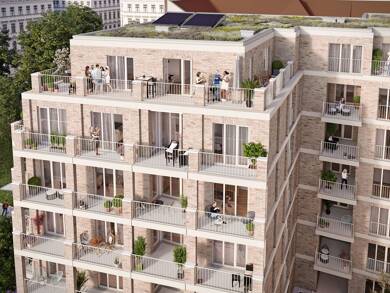 Wohnung zur Miete - Erstbezug 2.589 € 3 Zimmer 86,3 m² 6. Geschoss frei ab sofort Hagelberger Strasse 6a Kreuzberg Berlin 10965