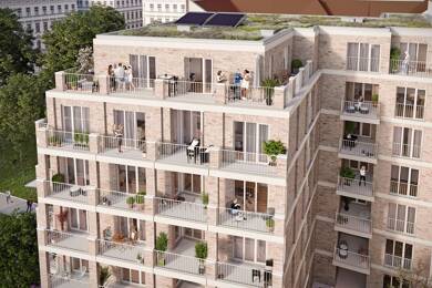 Wohnung zur Miete - Erstbezug 2.589 € 3 Zimmer 86,3 m² 6. Geschoss frei ab sofort Hagelberger Strasse 6a Kreuzberg Berlin 10965