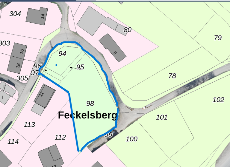 Grundstück zum Kauf provisionsfrei 250.000 € 1.396 m²<br/>Grundstück Feckelsberg 8 Engelskirchen-Hardt Engelskirchen 51766