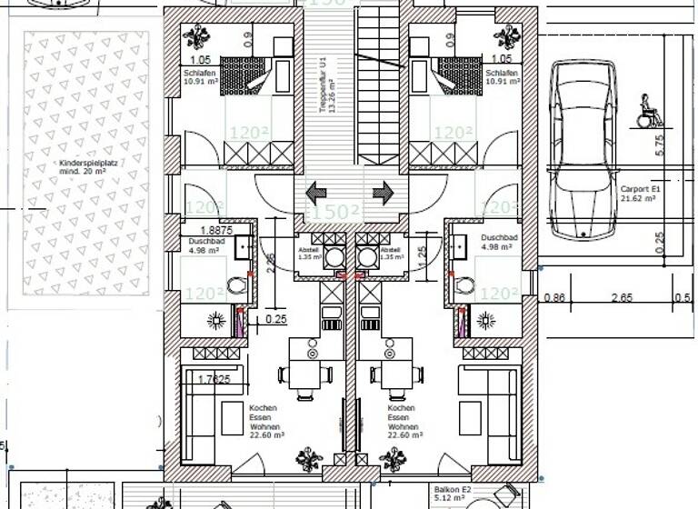 Mehrfamilienhaus zum Kauf - Erstbezug provisionsfrei 1.250.000 € 12 Zimmer 277,9 m² 421 m² Grundstück Beratzhausen 93176