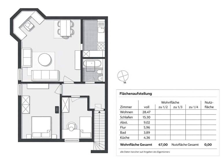 Wohnung zum Kauf 469.000 € 3 Zimmer 67 m² 3. Geschoss Ramersdorf-Perlach München 81739