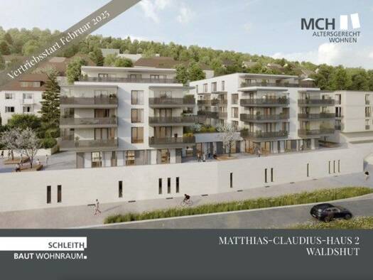 Wohnung zum Kauf 443.714 € 3 Zimmer 86 m² 3. Geschoss Waldshut Waldshut-Tiengen 79761