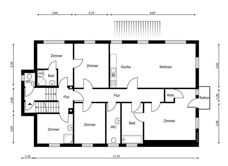 Wohnung zum Kauf 490.000 € 6 Zimmer 130 m² Ebringen 79285