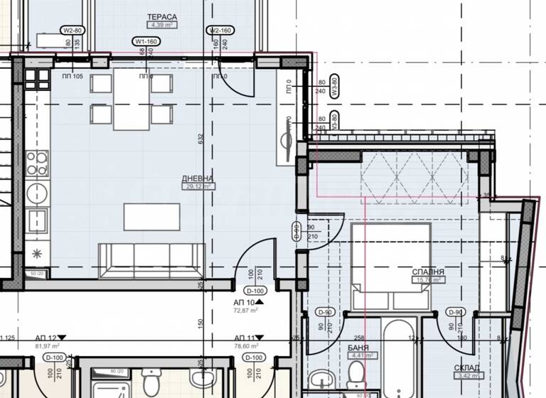 Studio zum Kauf 220.000 € 80 m² Sofia