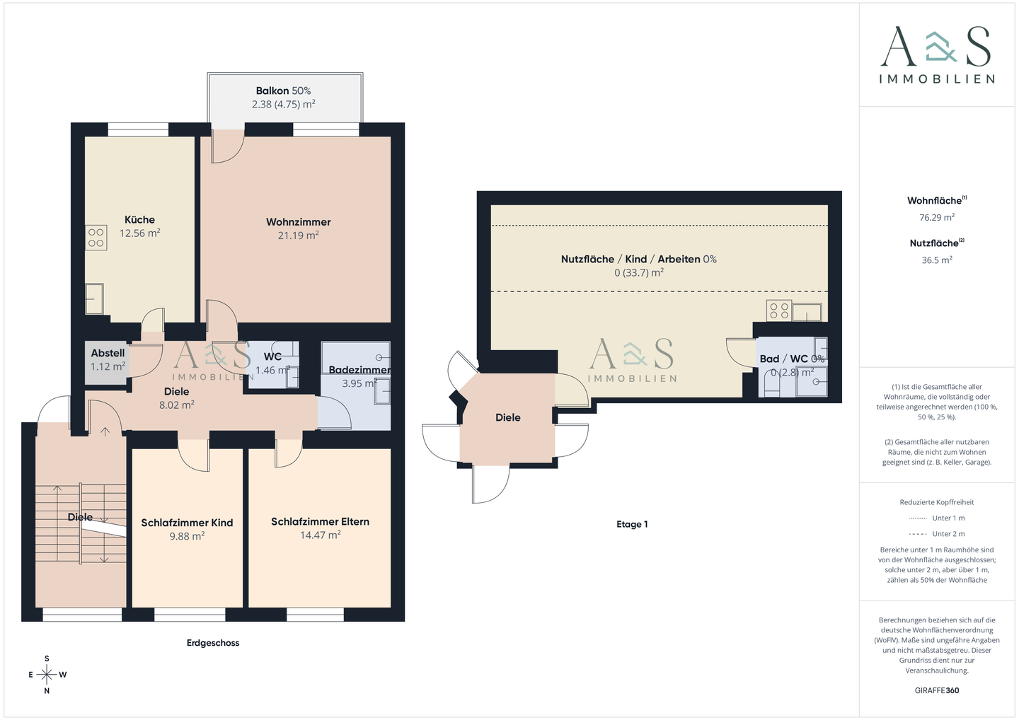 Immobilie in Gütersloh - Großzügige 3-Zimmer-Wohnung mit zusätzlichem 36,5m² Dachboden - Verkauf gegen Gebot! - Bild 4