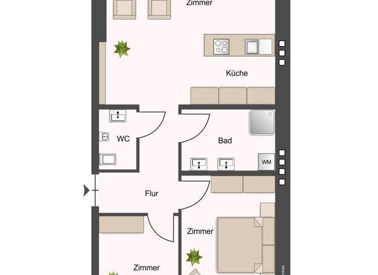 Wohnung zum Kauf 379.000 € 3 Zimmer 63 m² 1. Geschoss Wien 1030