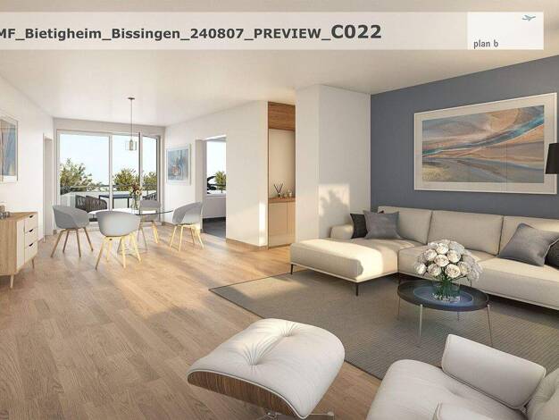 Wohnung zum Kauf 575.000 € 4 Zimmer 107 m² Bissingen Bietigheim-Bissingen 74321