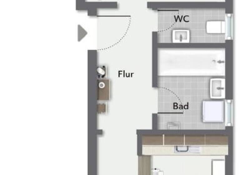 Wohnung zum Kauf 191.000 € 2 Zimmer 45 m²<br/>Wohnfläche Südweststadt Karlsruhe 76137