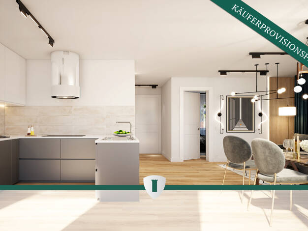 Wohnung zum Kauf - Erstbezug provisionsfrei 284.000 € 2 Zimmer 57,9 m² Altheim Frickingen 88699