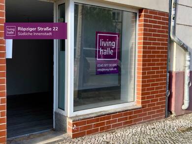 Verkaufsfläche zur Miete 210 € 2 Zimmer 30 m² Verkaufsfläche Röpziger Straße 22 Innenstadt Halle 06110