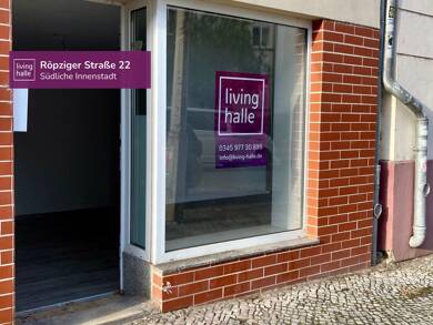 Verkaufsfläche zur Miete 210 € 2 Zimmer 30 m² Verkaufsfläche Röpziger Straße 22 Innenstadt Halle 06110
