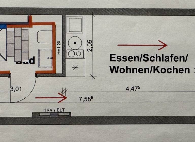 Studio zur Miete 470 € 1 Zimmer 25 m²<br/>Wohnfläche 1.<br/>Geschoss ab sofort<br/>Verfügbarkeit Mögeldorf Nürnberg 90482
