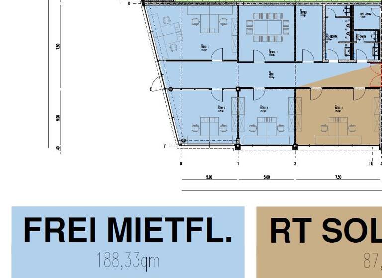 Bürofläche zur Miete 10 € 188,3 m² Bürofläche Lemgo 32657
