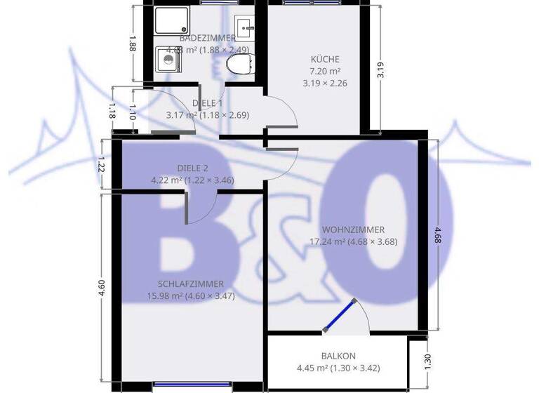 Wohnung zur Miete 1.045 € 2 Zimmer 52 m² 4. Geschoss Knollerstraße 1 Pradl Innsbruck 6020
