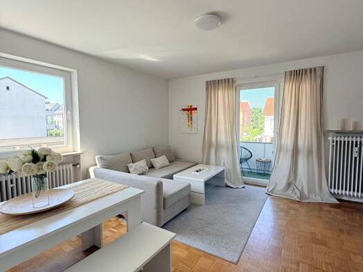 Wohnung zur Miete 720 € 2 Zimmer 58 m² Geschoss 1/3 frei ab sofort Haunstetten Haunstetten - Siebenbrunn 86179