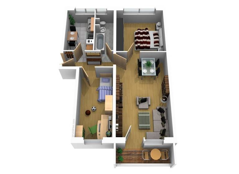 Wohnung zur Miete 351 € 3 Zimmer 58,4 m² 4. Geschoss Hegelstraße 9 Bautzen 02625