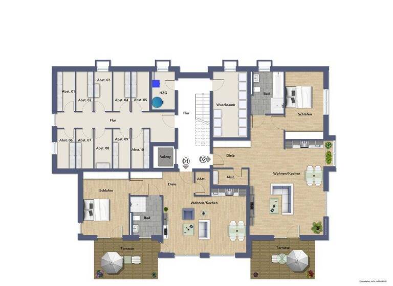 Wohnung zum Kauf 259.000 € 2 Zimmer 87 m² EG Schillerstraße 20 Waldbröl 51545