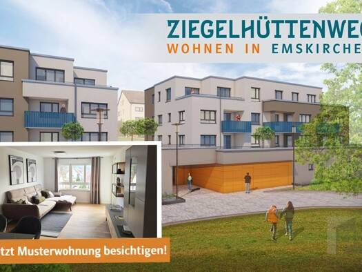 Wohnung zur Miete - Erstbezug 940 € 2,5 Zimmer 75 m² Ziegelhüttenweg Emskirchen Emskirchen 91448