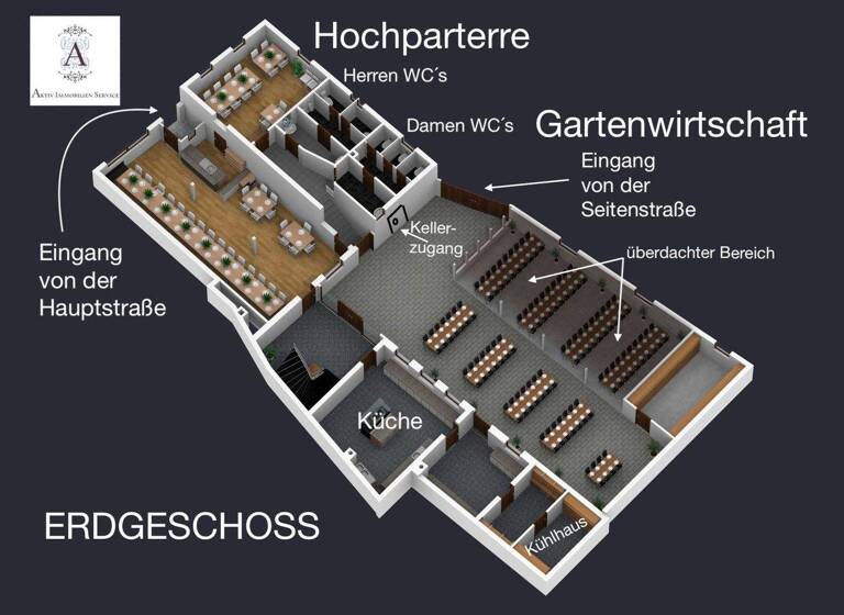Restaurant zum Kauf 799.000 € 415 m² Grundstück Seckbach Frankfurt am Main 60389