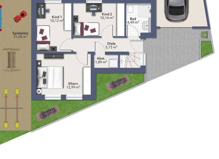 Einfamilienhaus zum Kauf provisionsfrei 885.000 € 5 Zimmer 108 m² 190 m² Grundstück Malteserordensstraße 13 St. Georgen Freiburg im Breisgau 79111