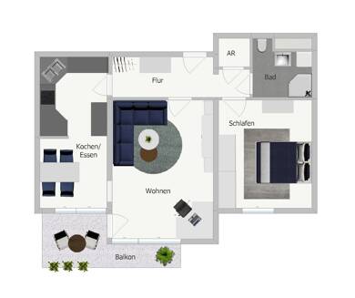 Wohnung zum Kauf 199.000 € 2,5 Zimmer 59 m² 3. Geschoss Kasernen West Bamberg 96050