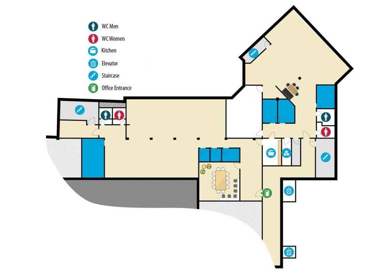 Bürofläche zur Miete provisionsfrei 19,50 € 804 m²<br/>Bürofläche Kreuzberg Berlin 10999