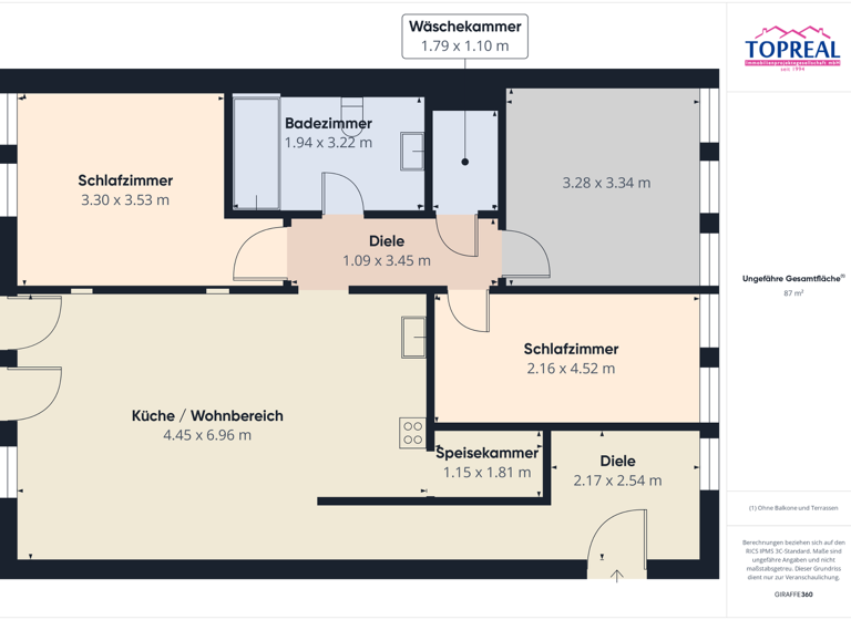 Wohnung zum Kauf 259.000 € 4 Zimmer 89,1 m² Bernardin Wels 4600