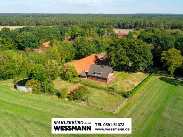 Bauernhaus zum Kauf 8 Zimmer 223 m² 8.000 m² Grundstück frei ab sofort Klosterholte Haselünne 49740