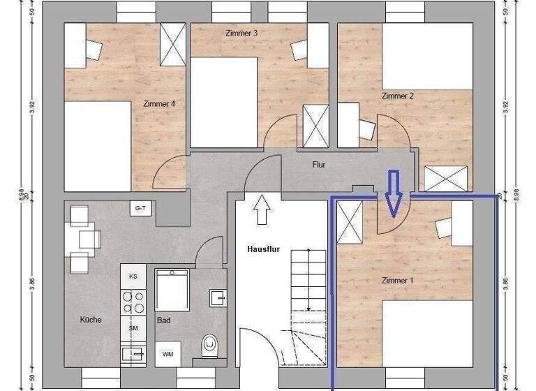 Studio zur Miete Wohnen auf Zeit 385 € 1 Zimmer 12 m² frei ab 01.03.2026 Obere Baustrasse * Glockenhof Nürnberg 90478