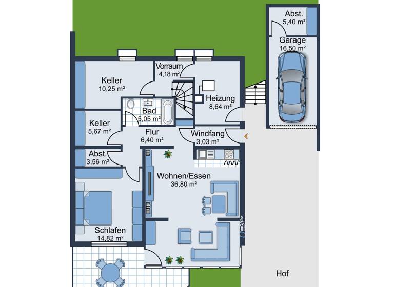 Doppelhaushälfte zum Kauf 438.000 € 7 Zimmer 224,9 m²<br/>Wohnfläche 455 m²<br/>Grundstück Erzingen Klettgau / Erzingen 79771